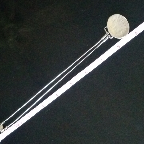 Silpada 925 Silver hammered oval minimalistic necklace and earring Set - Picture 11 of 12